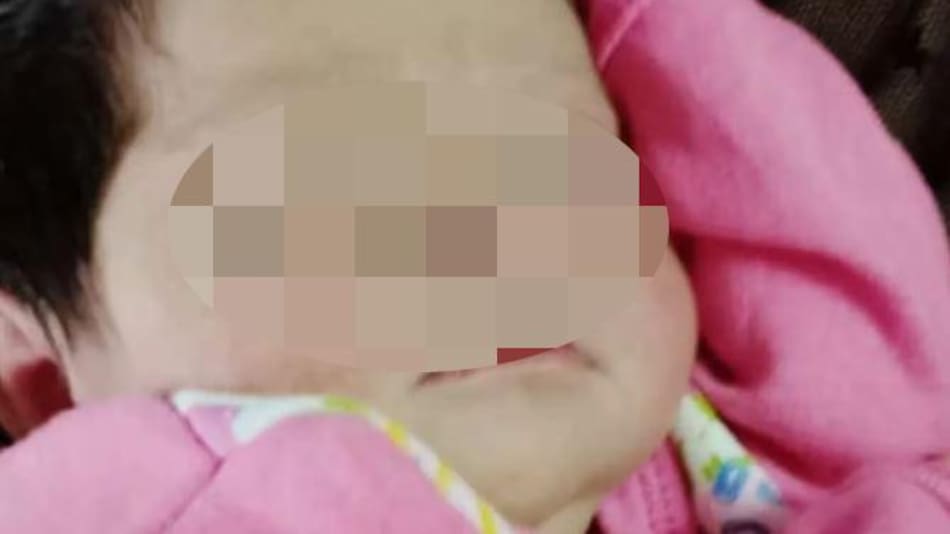 La beba robada y recuperada del Hospital Paroissien 2. Foto: redes sociales.