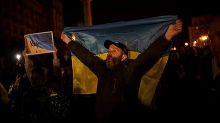 Celebraciones en Jersón. Foto. Twitter