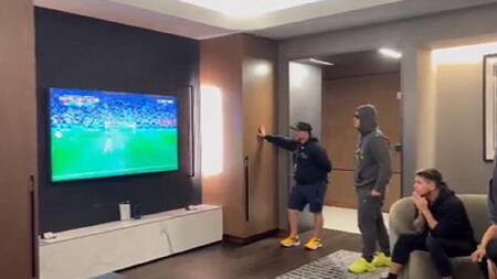 Daddy Yankee festejando a la Selección Argentina. Foto: captura de video