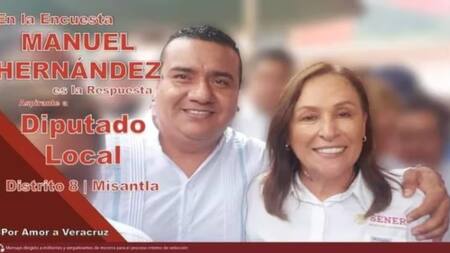 Manuel Hernández, candidato a diputado en México asesinado. Foto: Morena Veracruz.