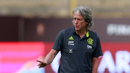 Jorge Jesus, entrenador de Flamengo, REUTERS