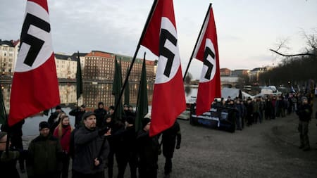 Manifestaciones nazis alrededor del mundo. Foto: Reuters