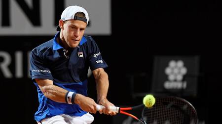 Diego Schwartzman en el Masters 1000 de Roma (Reuters)