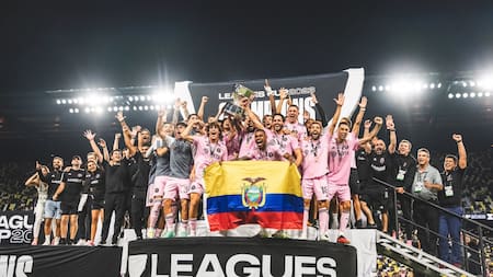 La consagración de Inter Miami en la Leagues Cup, su primer título. Foto: X @InterMiamiCF.