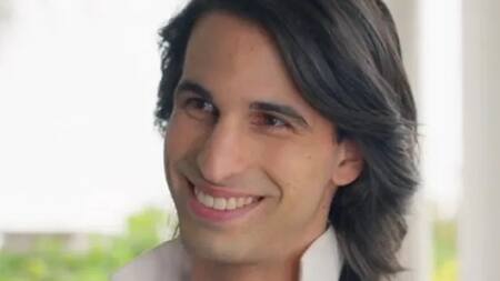 Franco Giordano, el hijo de Romina Yan, en la serie "Margarita". Foto: captura Max.