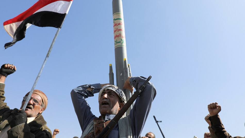 Hutíes del Yemen. Foto: Reuters