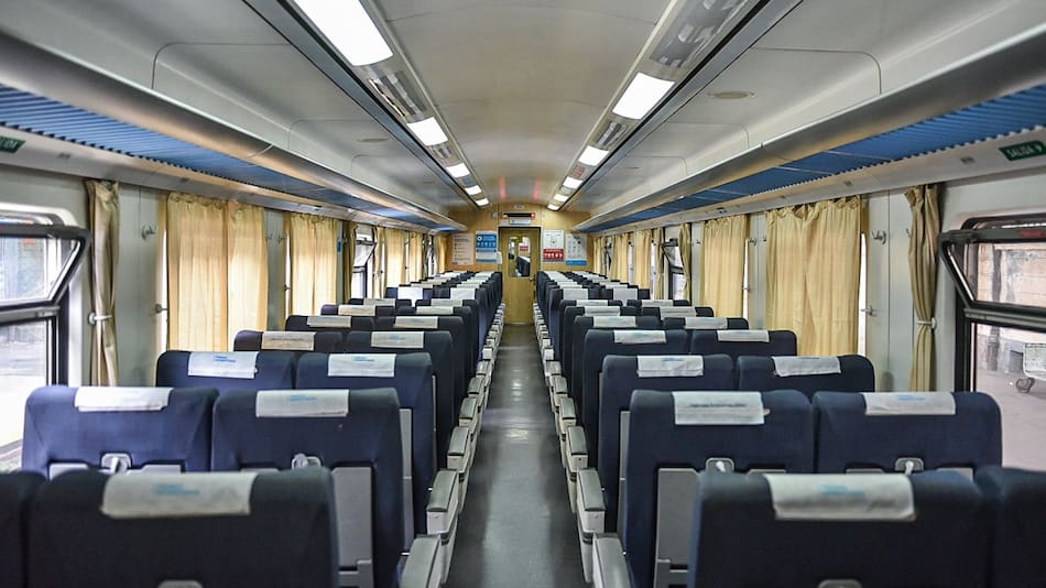 El interior de los trenes de larga distancia.