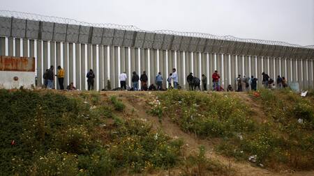 Frontera de Estados Unidos con México. Foto: Reuters.