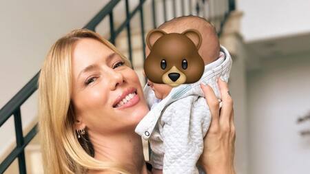 Nicole Neumann junto a su hijo Cruz. Foto: Instagram.