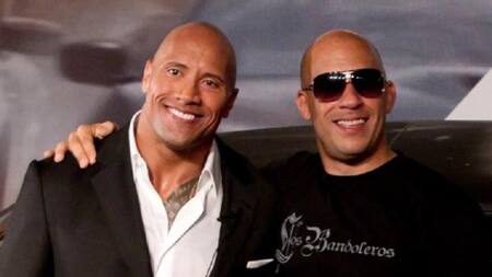 Dwayne Johnson y Vin Diesel.