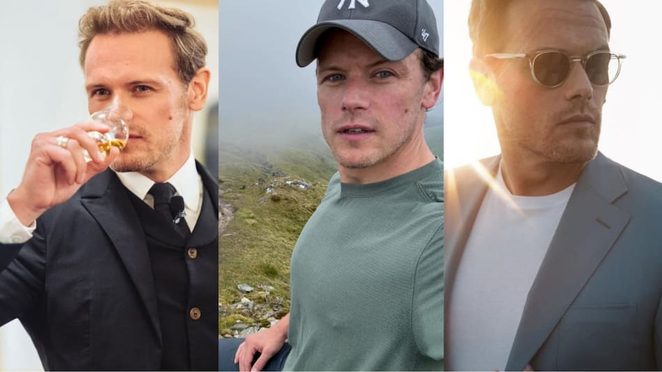 Los mejores looks de Sam Heughan, protagonista de Outlander. Foto: Instagram.