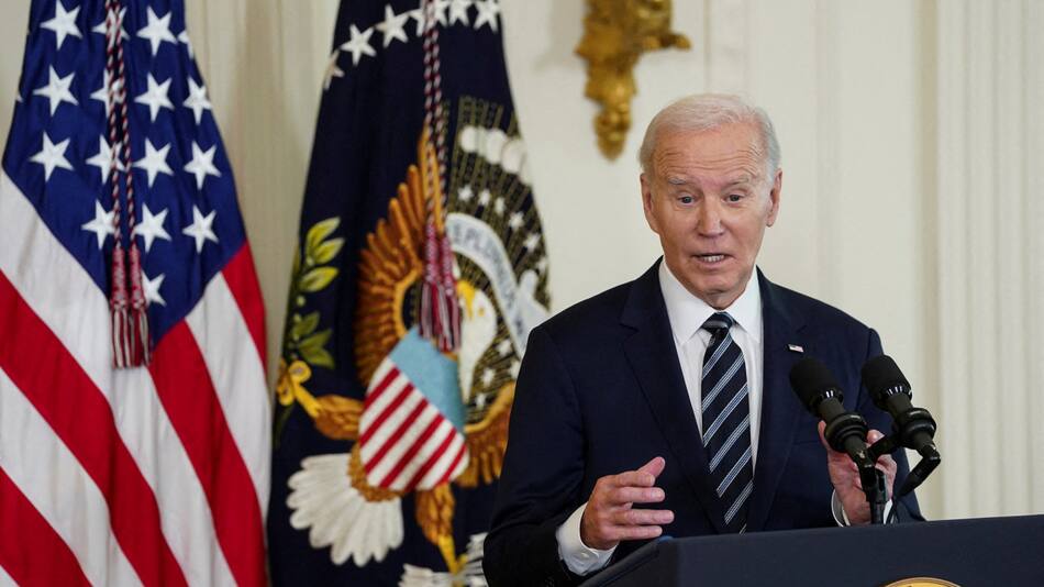 Joe Biden, presidente de Estados Unidos. Foto: Reuters.