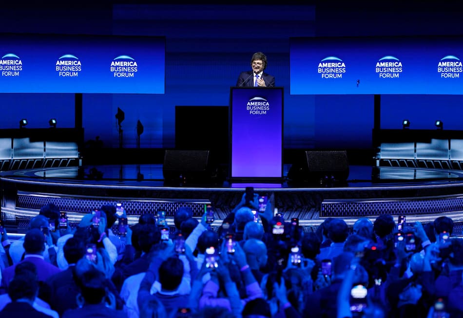 Milei en el America Business Forum
