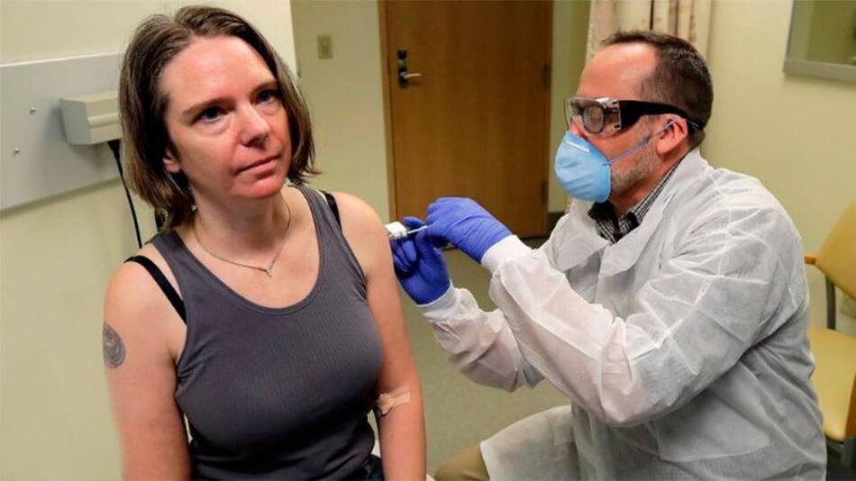 Jennifer Haller, voluntaria para probar la vacuna del coronavirus