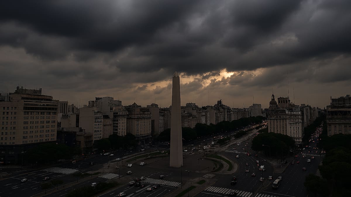 Lluvia en Buenos Aires