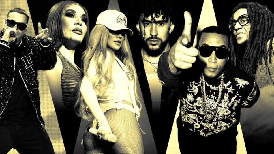 Cantantes de reggaeton. Foto: revista Rolling Stone