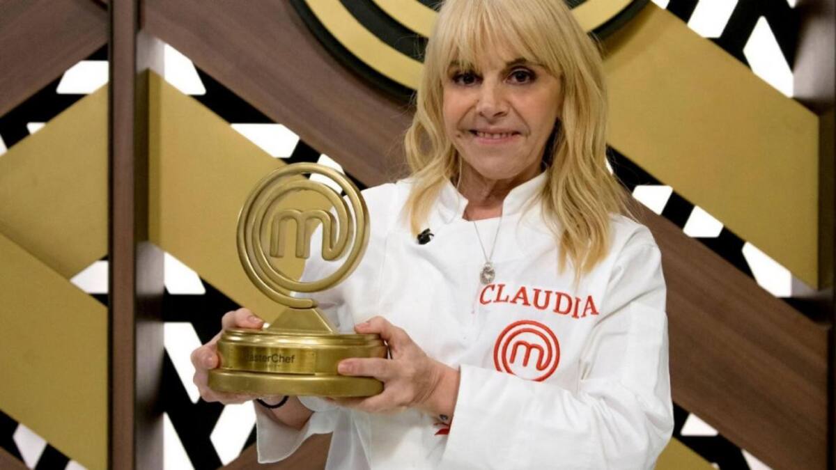 Claudia Villafañe la Gran Ganadora de Masterchef Celebrity Argentina