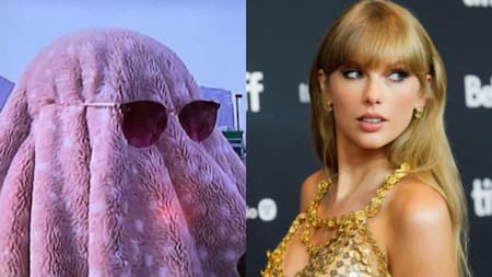 Una fan de Taylor Swift se disfrazó de fantasma para ir a un show. Foto: @Indie5051