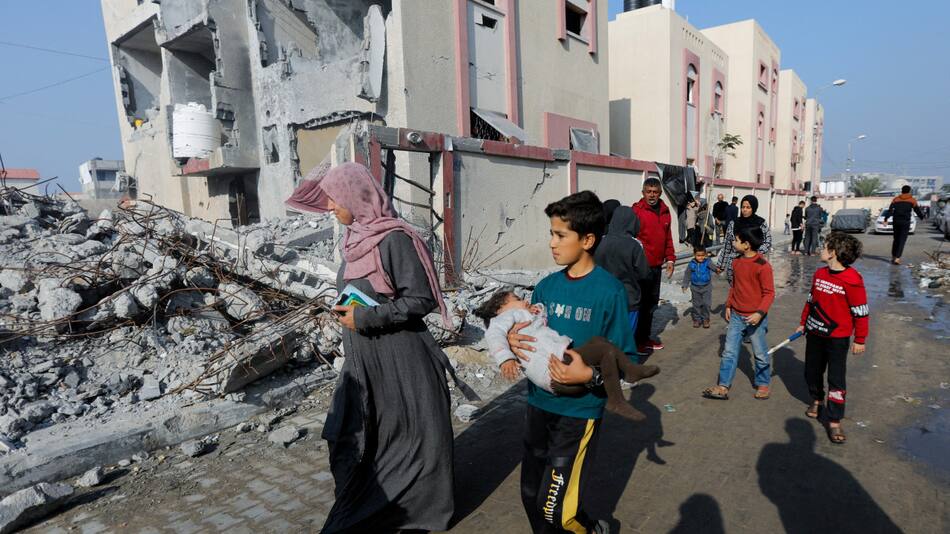 Ataques israelíes en la Franja de Gaza. Foto: Reuters.