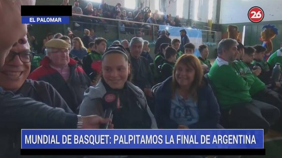 Mundial de básquet, móvil Canal 26