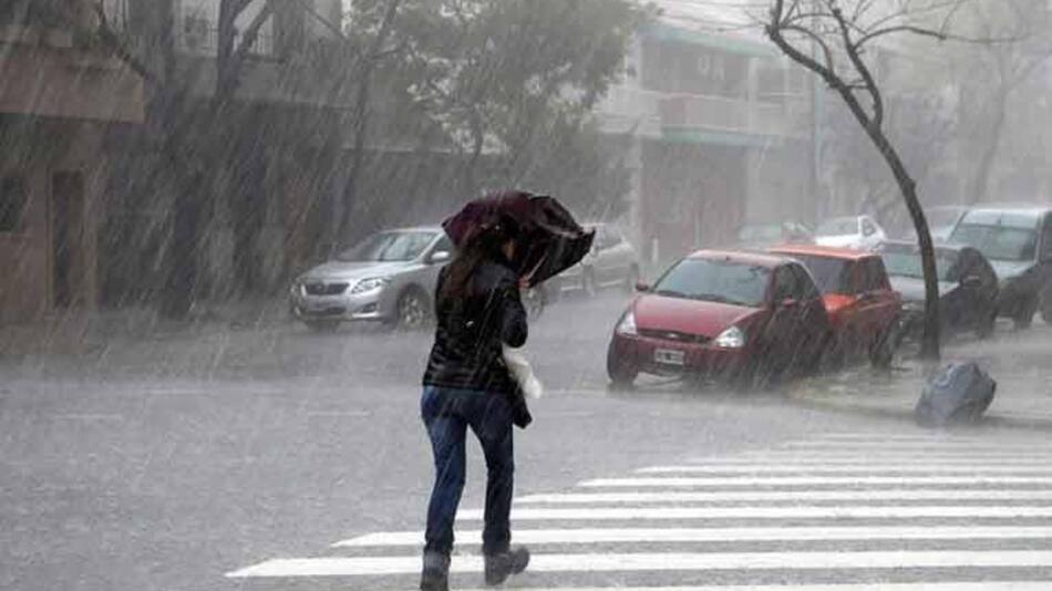 Temporal de lluvia y viento