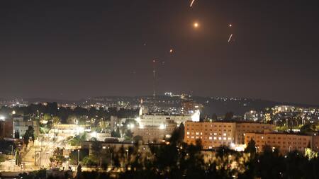 Ataque de Irán contra Israel. Foto: EFE