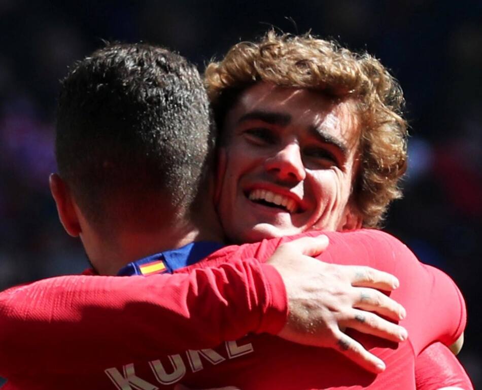 Festejo del Atlético Madrid - Antoine Griezmann (Reuters)