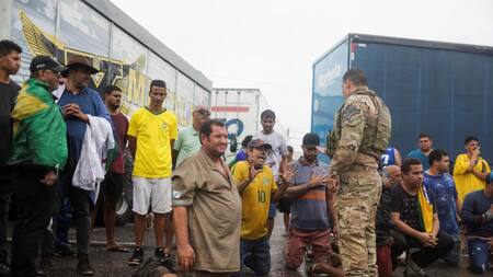 Protestas y cortes en Brasil. Foto: REUTERS
