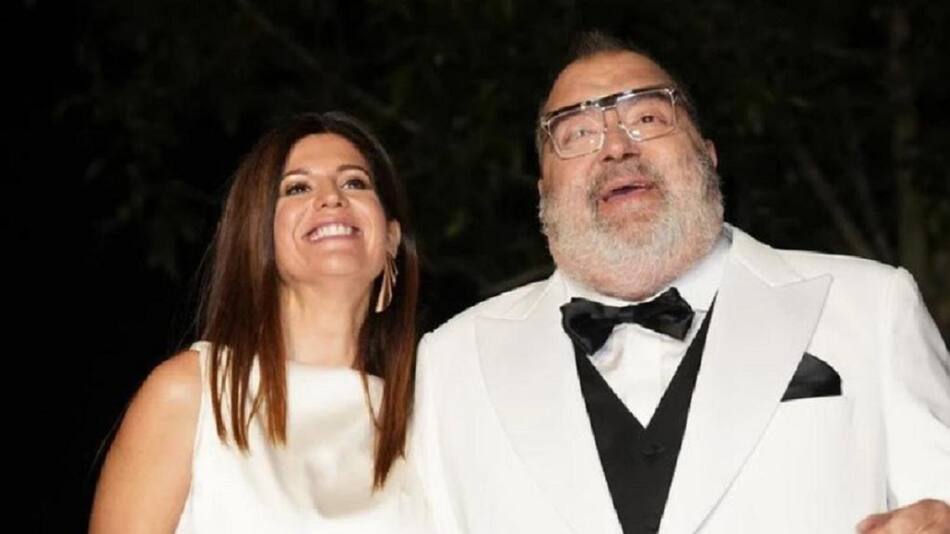 Jorge Lanata y Elba Marcovecchio. Foto: NA.