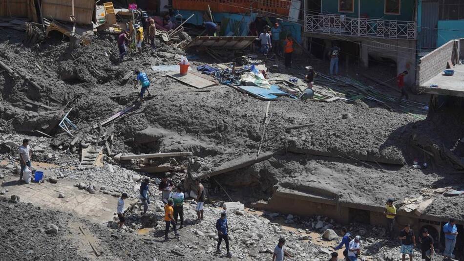 Pueblos arrasados en Perú: al menos 40 muertos tras diversos aludes por las lluvias. EFE