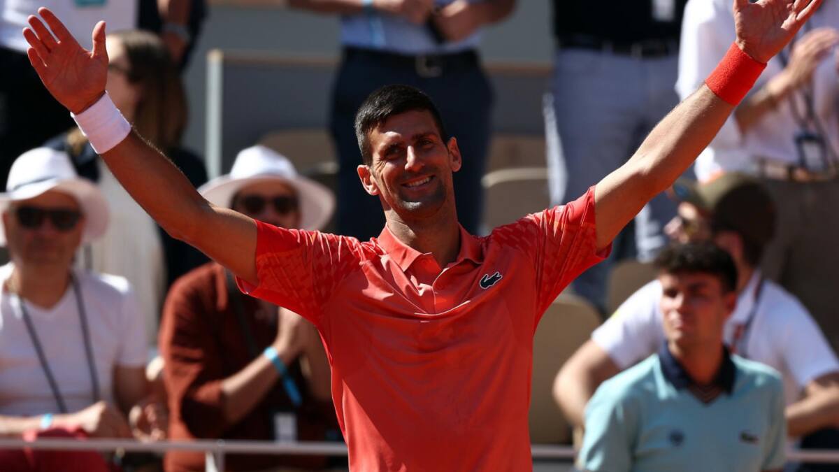 Djokovic venció al peruano Juan Pablo Varillas. Foto: EFE