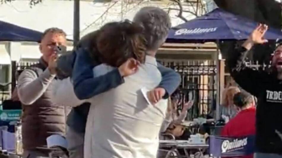 Eduardo y Juan Cruz. Foto: captura de video