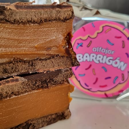 Alfajor Barrigón. Foto: Instagram @probandoalfajores