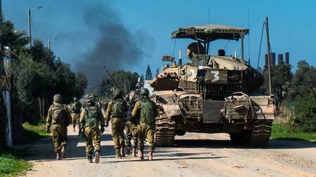 Soldados israelíes en la Franja de Gaza; guerra Israel-Hamás: Foto: X @idfonline