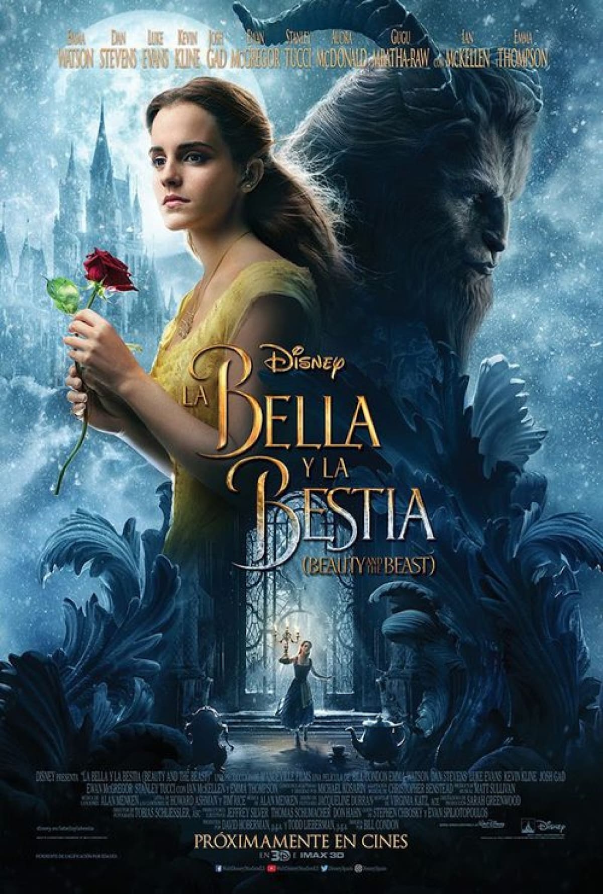 La remake de "La Bella y la Bestia". Foto: X/@2en1reloj.