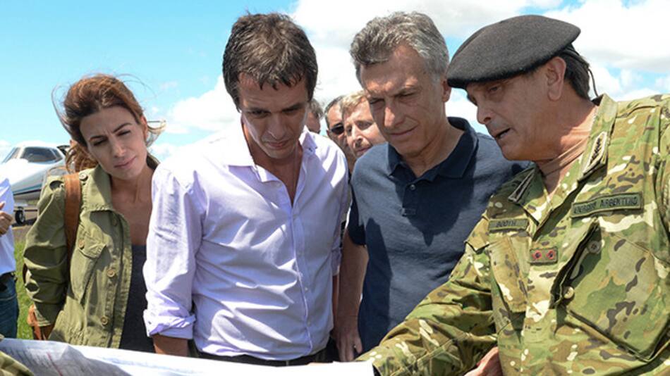 Macri y el intendente de Concordia (NA)