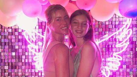 Nicole Neumann y Allegra Cubero. Foto: Instagram.