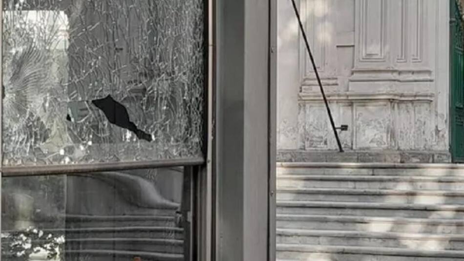 Ataque a garita de Rosario. Foto: La Capital