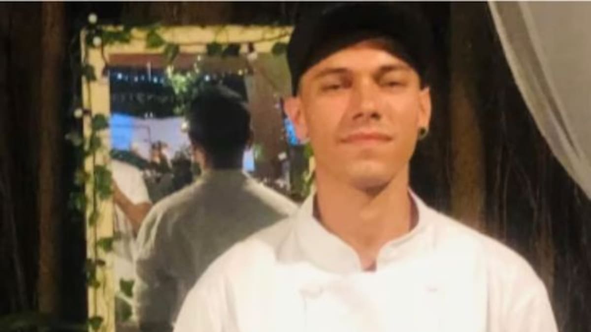 Leandro Quiroz, chef argentino, accidentado en Brasil.
