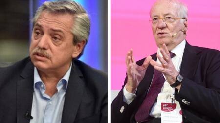 Alberto Fernández y Paolo Rocca