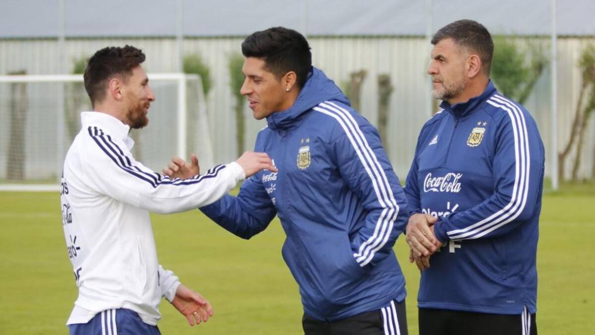 Selección Argentina - Llegada Enzo Pérez