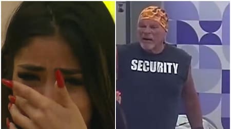 El mal momento de Daniela por culpa de Alfa. Fotos: captura.