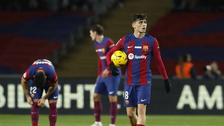 Pedri, jugador del Barcelona. Foto: Reuters.