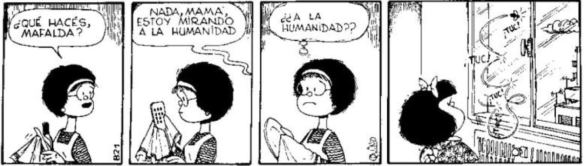 Historieta de Mafalda. Foto: Archivo