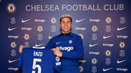 Enzo Fernández, jugador de Chelsea. Foto: Twitter @ChelseaFC