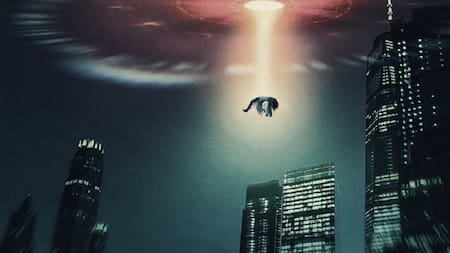 "Abducción extraterrestre en Manhattan". Foto: Gentileza Netflix.