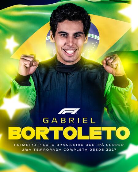 Gabriel Bortoleto, Fórmula 1. Foto: X F1.