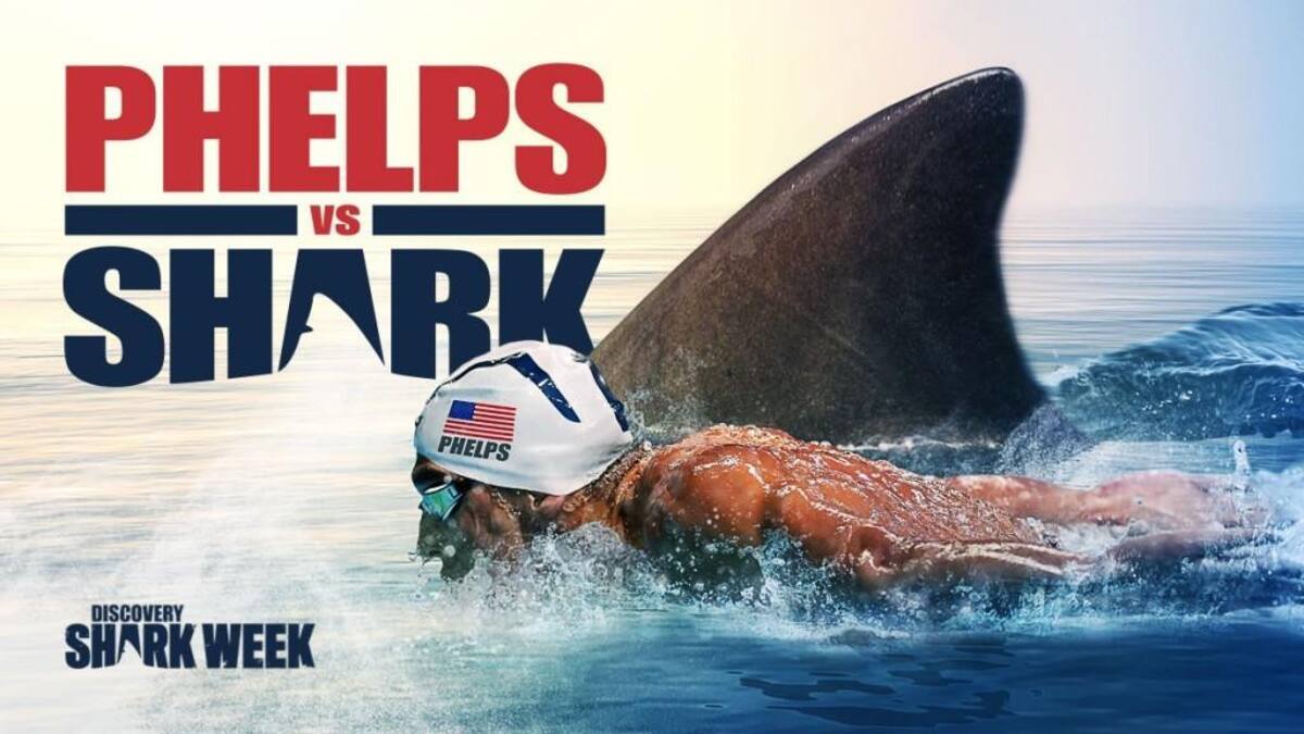 Michael Phelps duelo con un tiburón