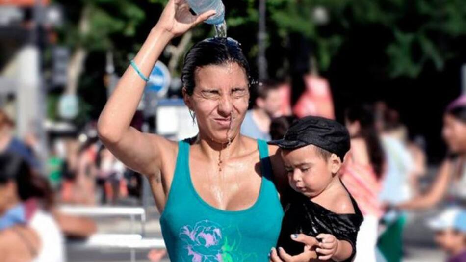 Calor extremo. Foto: NA.