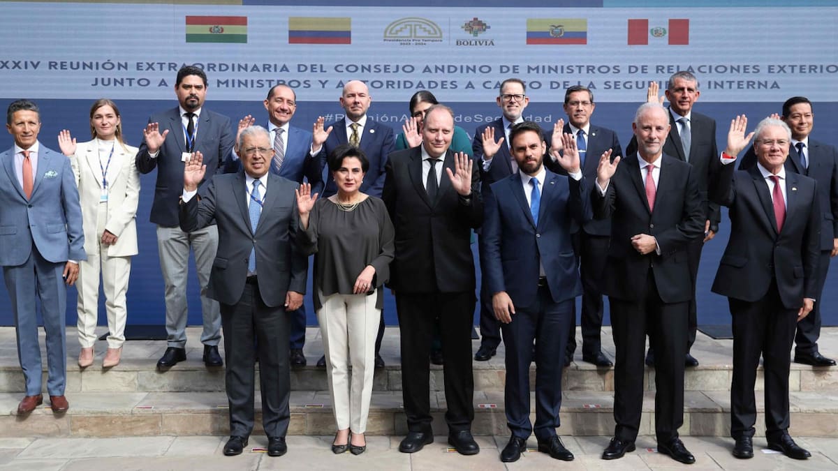 Países de la Comunidad Andina se reúnen para buscar acuerdos contra el crimen organizado. Foto: EFE